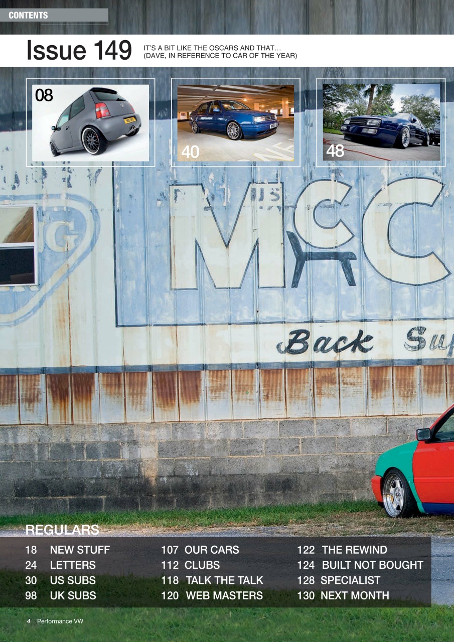 Performance VW Preview Pages