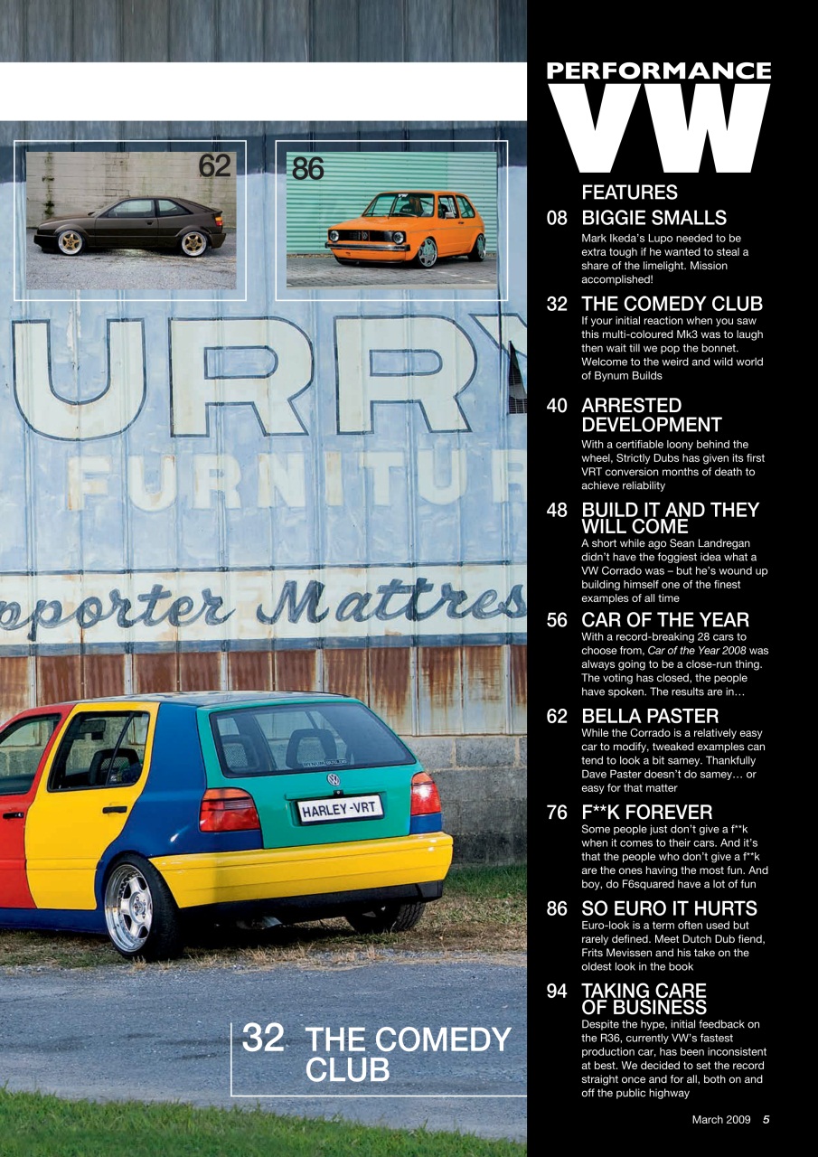 Performance VW Preview Pages