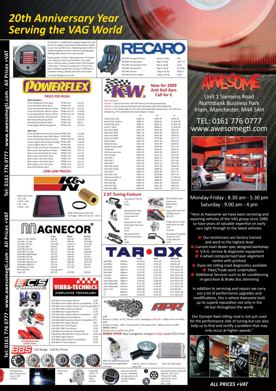 Performance VW Preview Pages