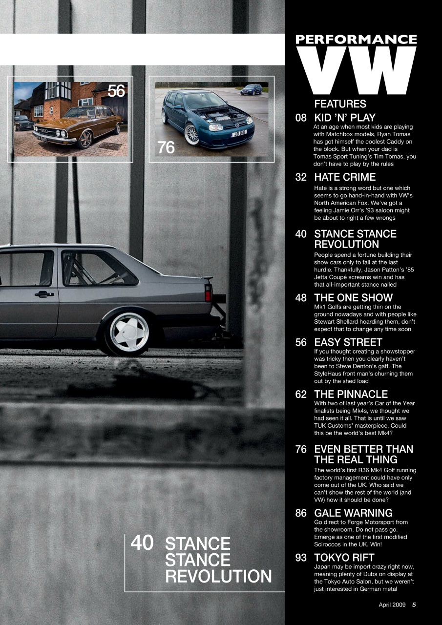 Performance VW Preview Pages