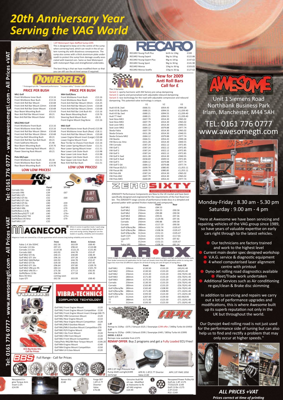 Performance VW Preview Pages