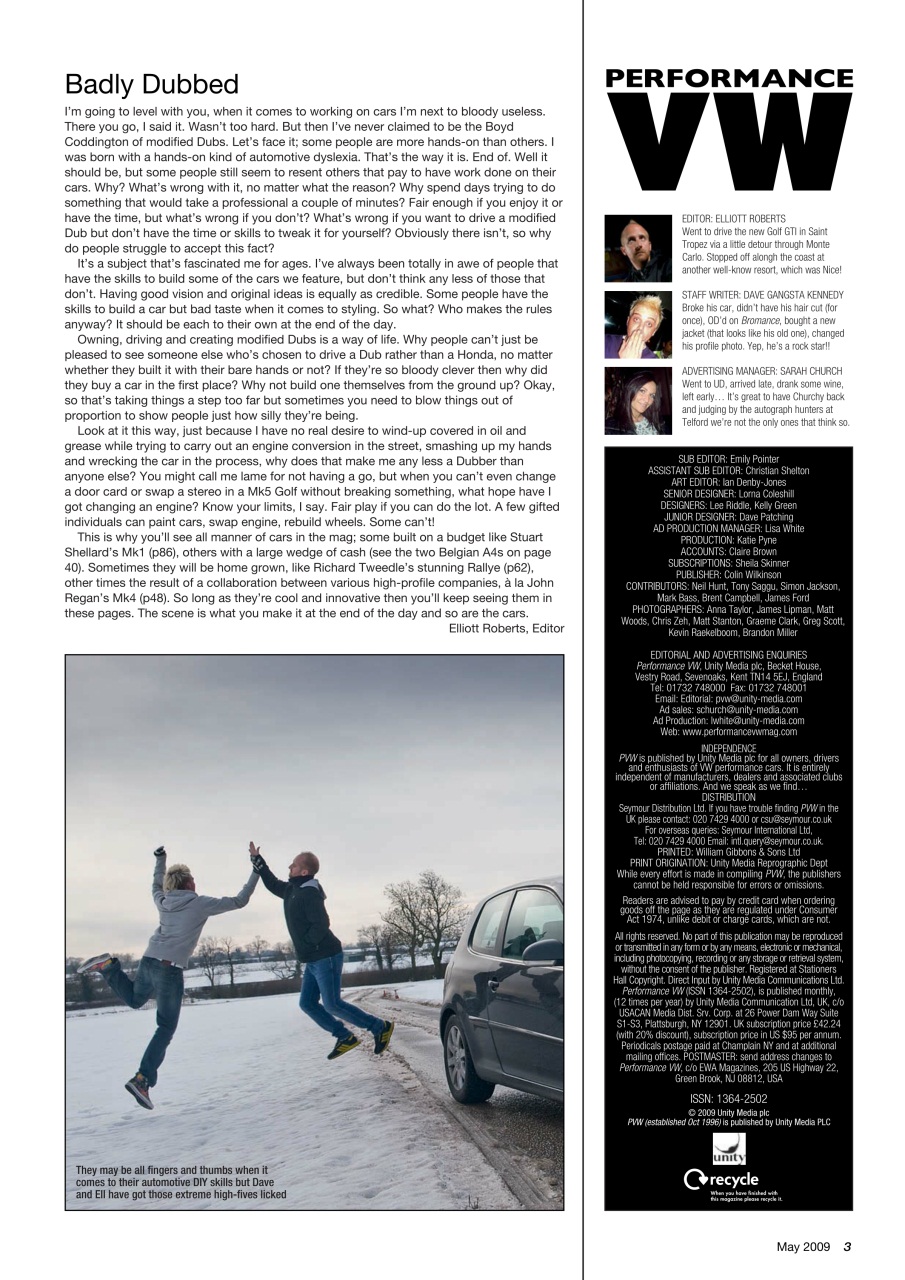 Performance VW Preview Pages