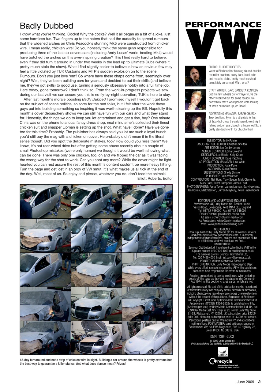 Performance VW Preview Pages