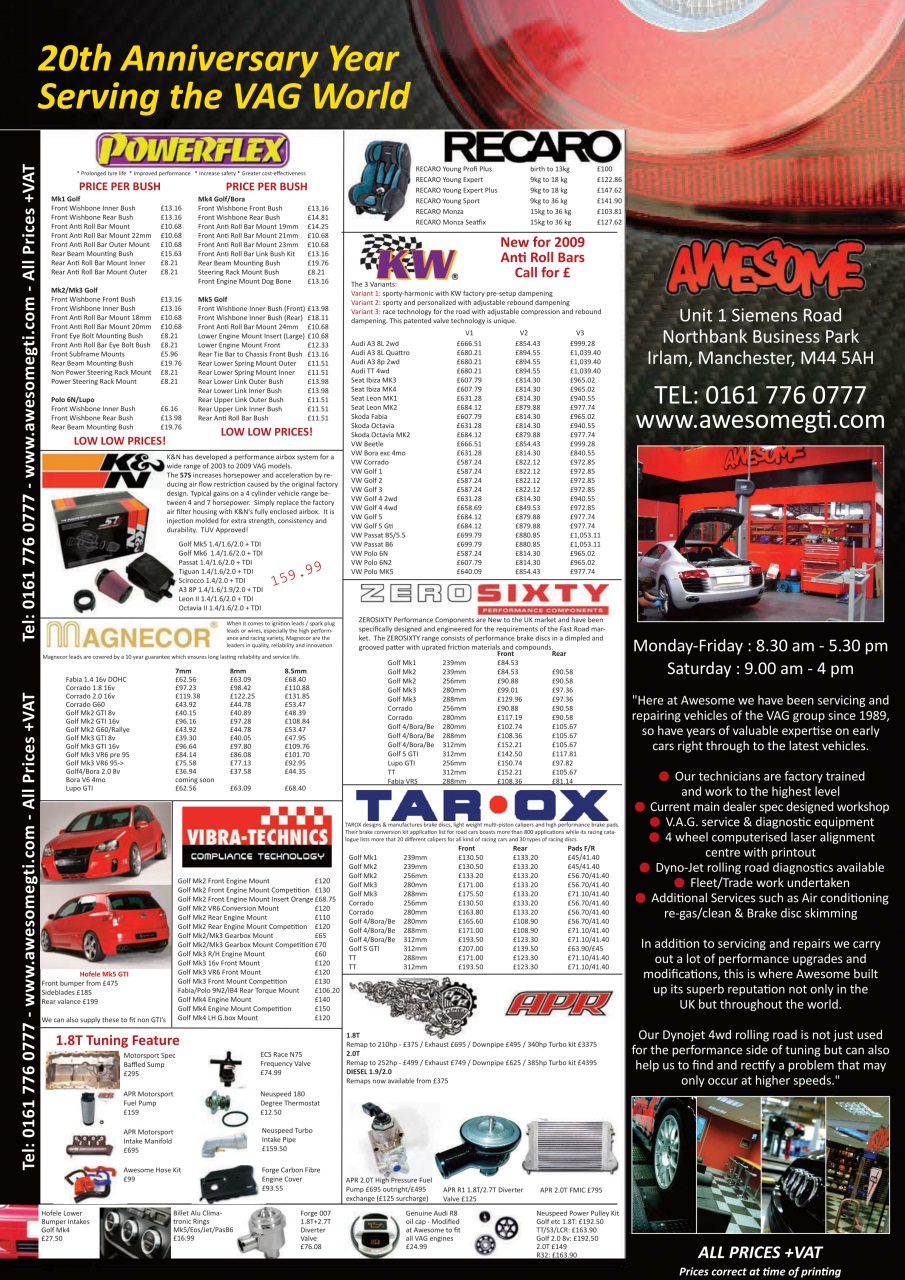 Performance VW Preview Pages