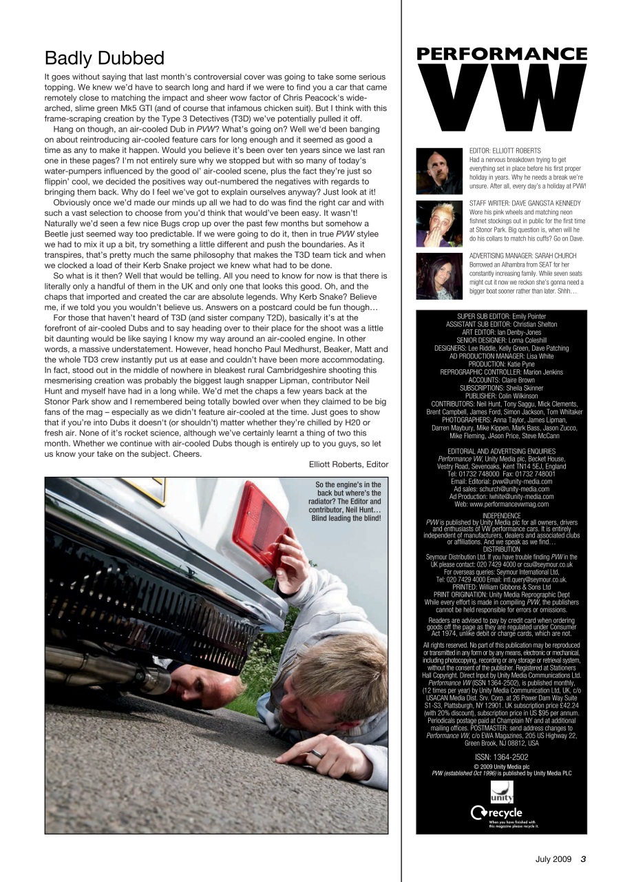 Performance VW Preview Pages