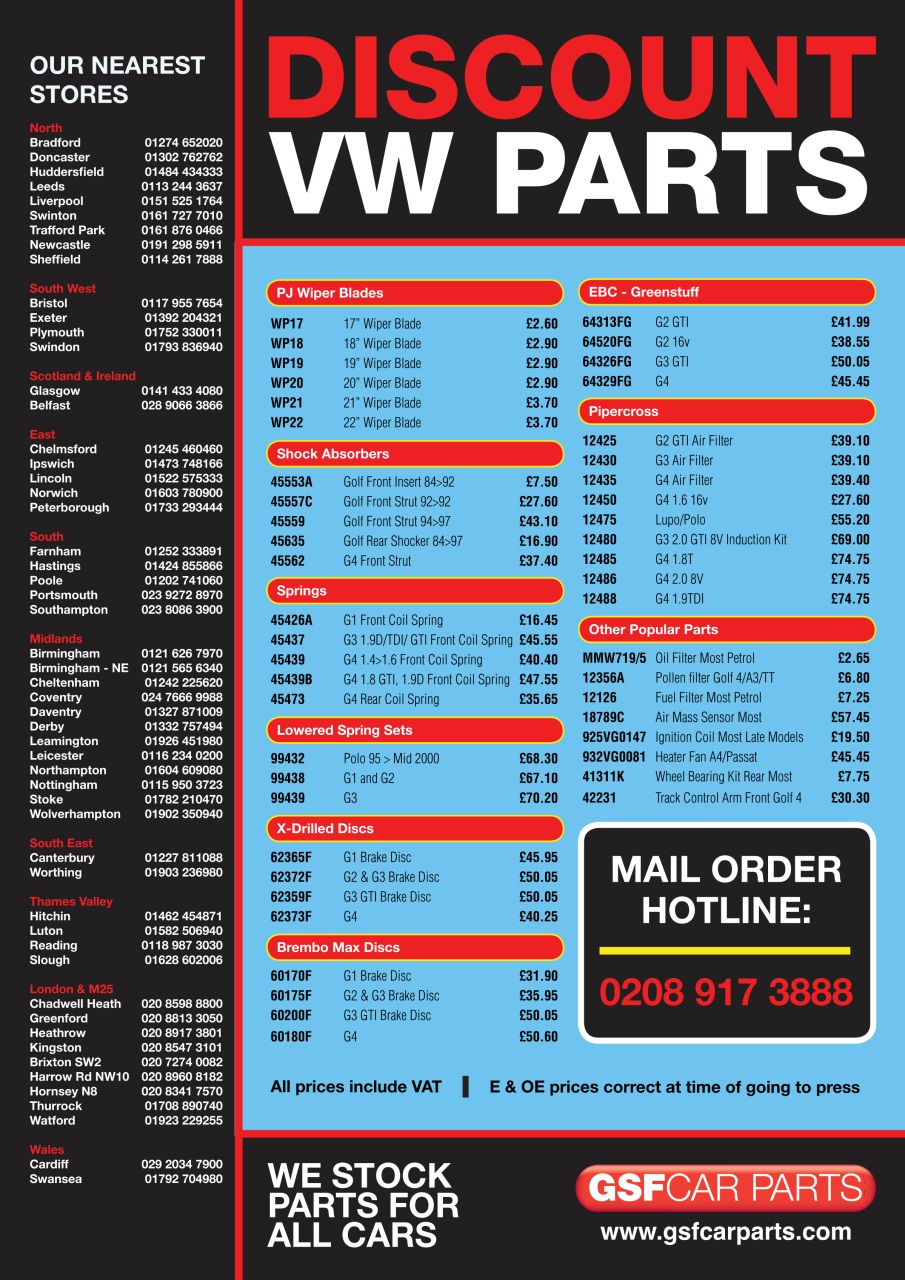 Performance VW Preview Pages