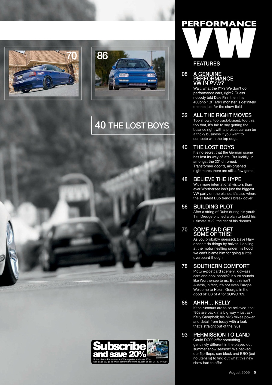 Performance VW Preview Pages