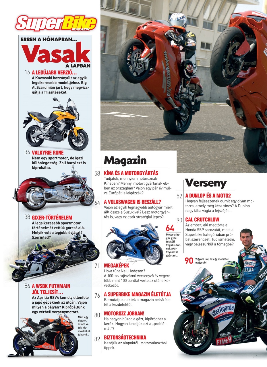 SuperBike Hungary Preview Pages