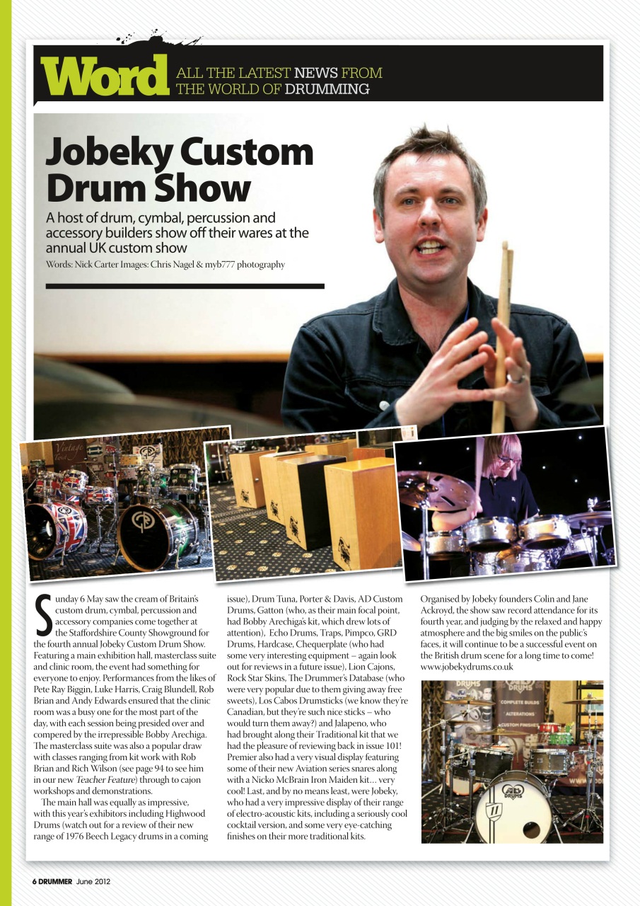 iDrum magazine: Never miss a beat Preview Pages