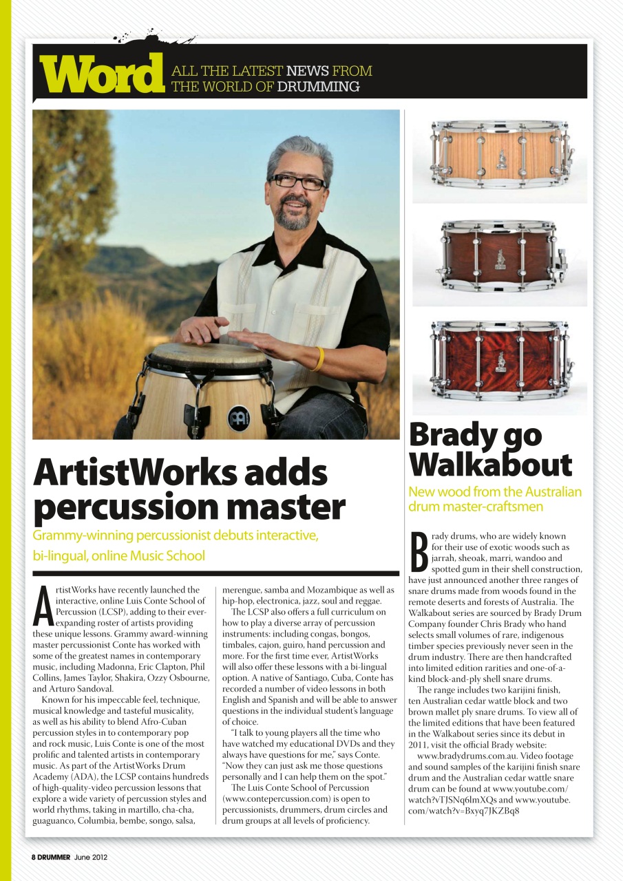 iDrum magazine: Never miss a beat Preview Pages