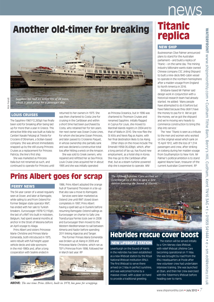 Ships Monthly Preview Pages