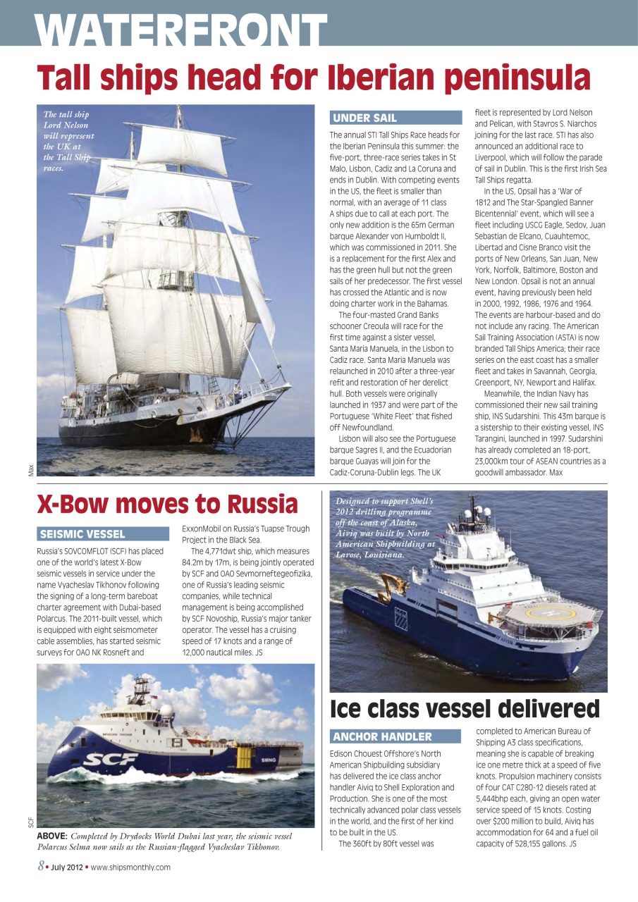 Ships Monthly Preview Pages