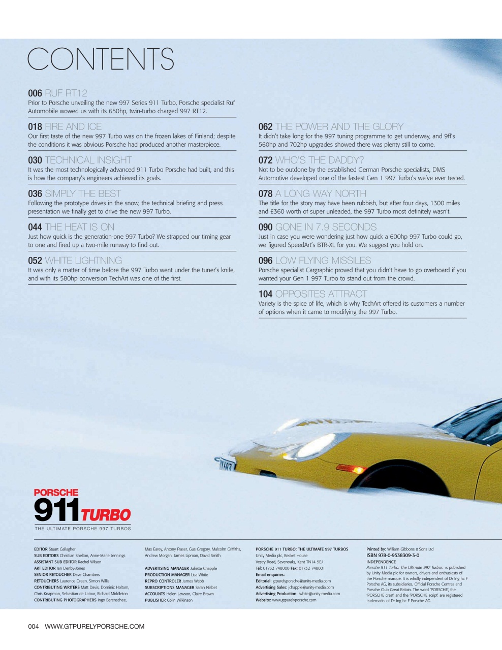 GT Porsche Preview Pages