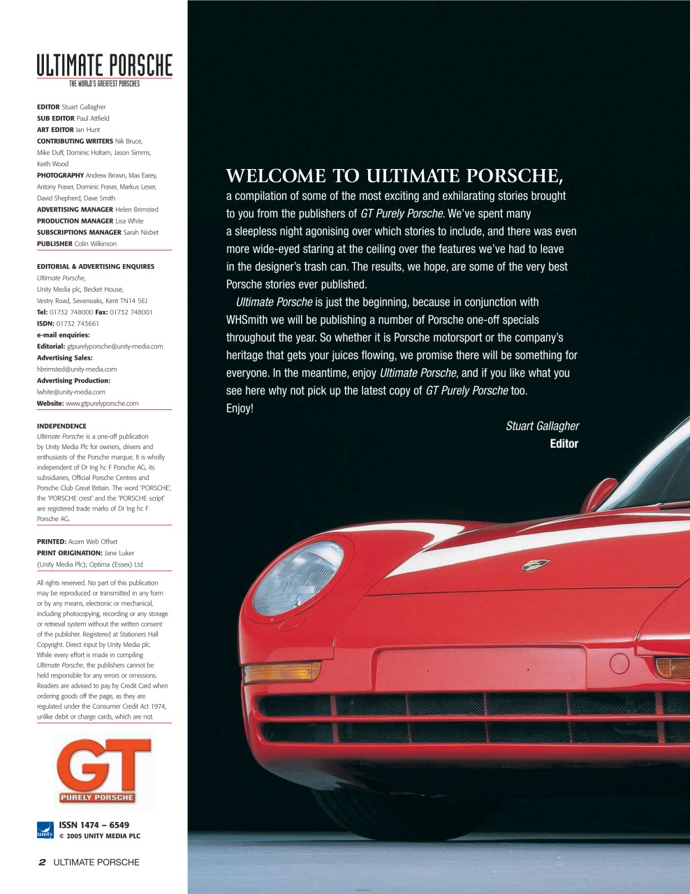 GT Porsche Preview Pages