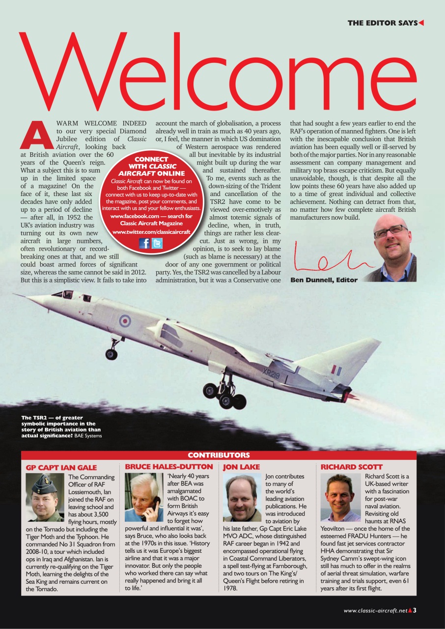 Classic Aircraft Preview Pages