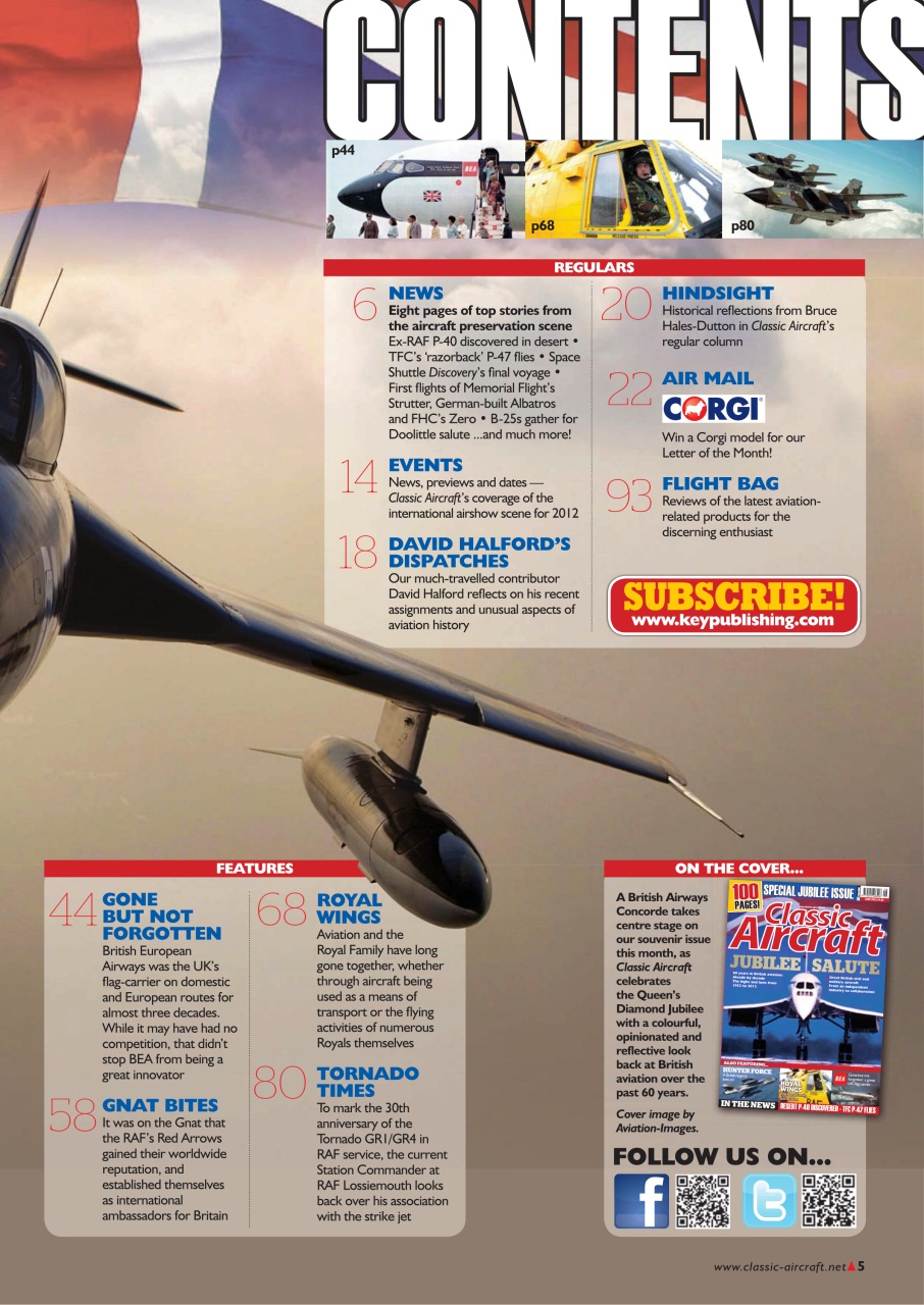 Classic Aircraft Preview Pages