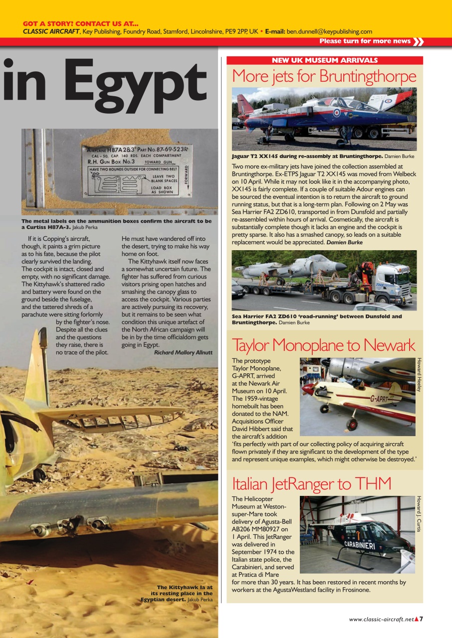 Classic Aircraft Preview Pages