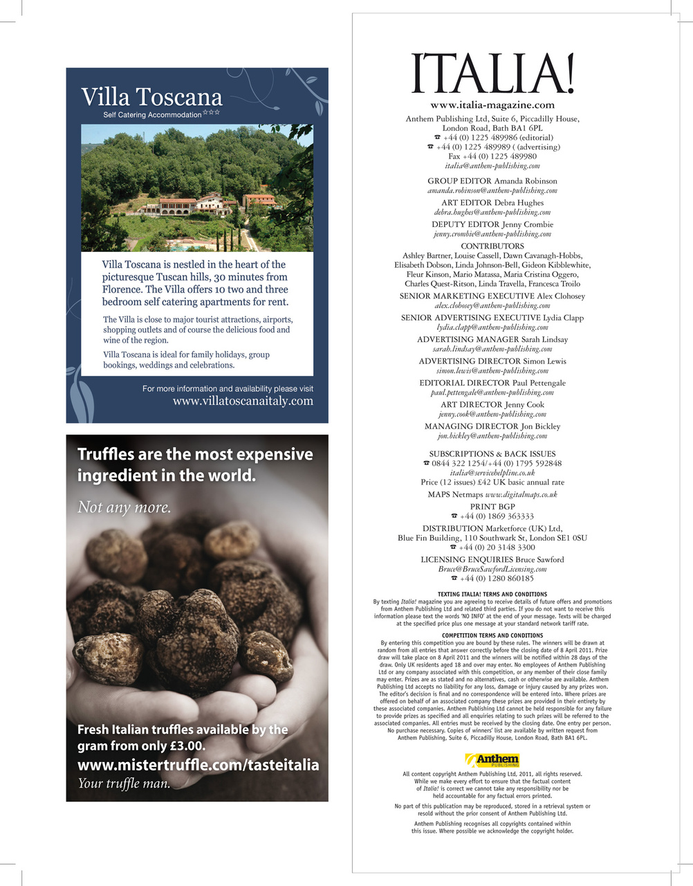 Italia! Preview Pages