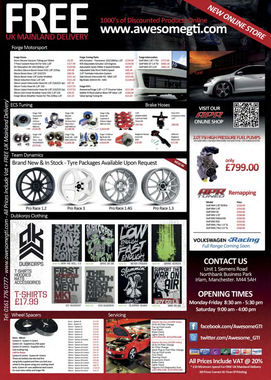 Volkswagen Golf + Preview Pages