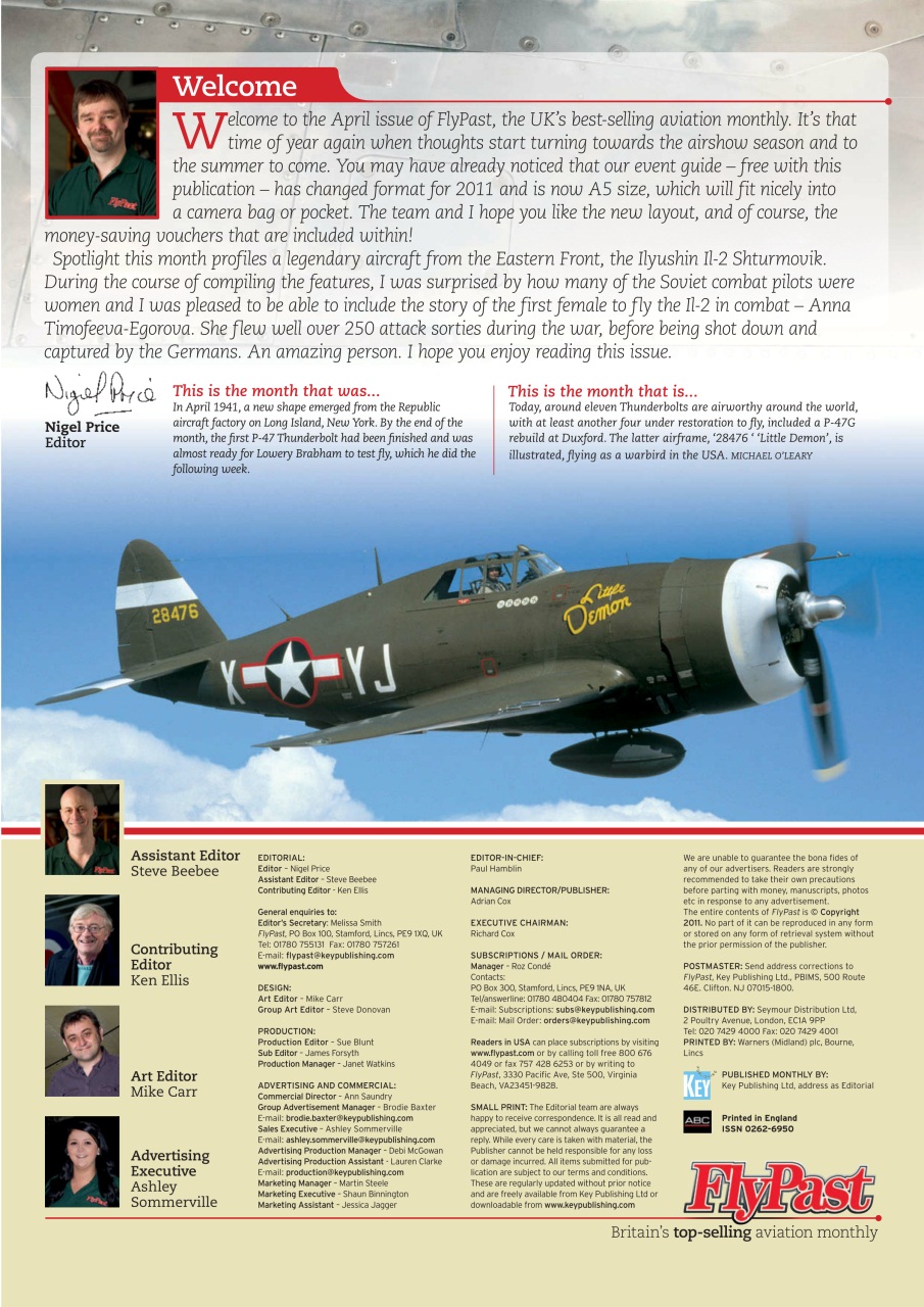 FlyPast Preview Pages