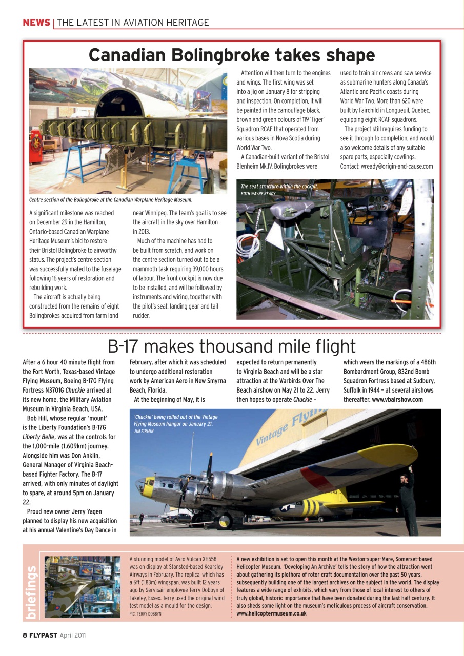 FlyPast Preview Pages