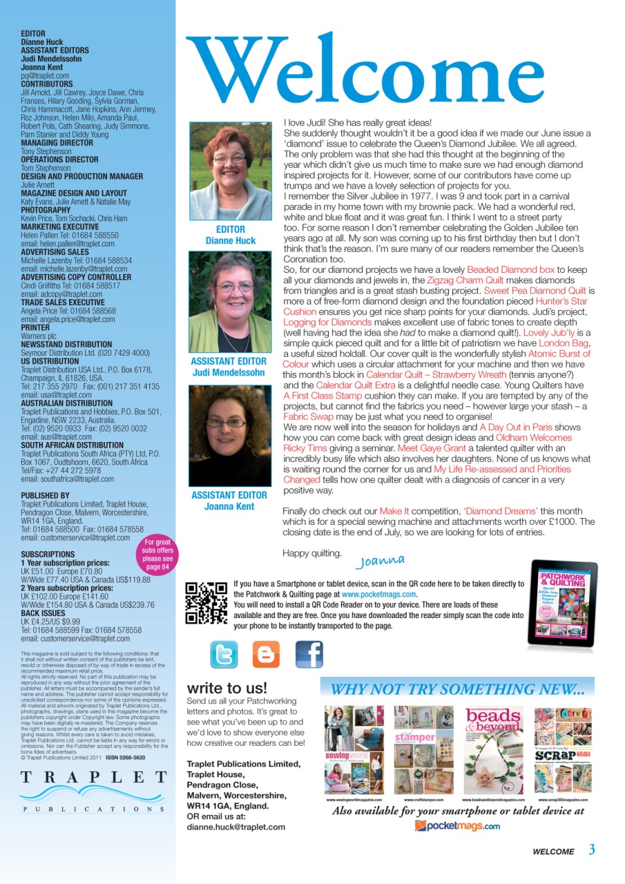 Patchwork and Quilting Preview Pages