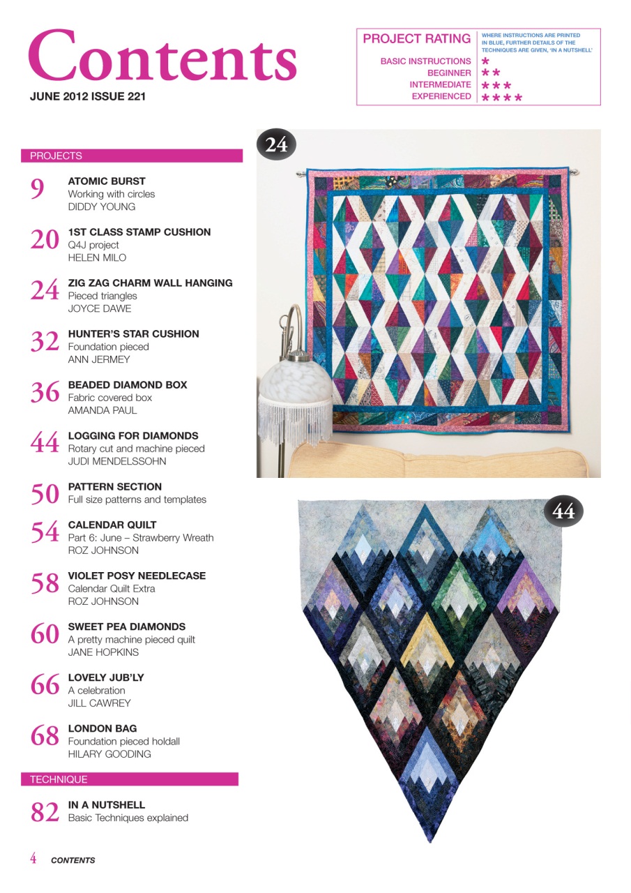 Patchwork and Quilting Preview Pages