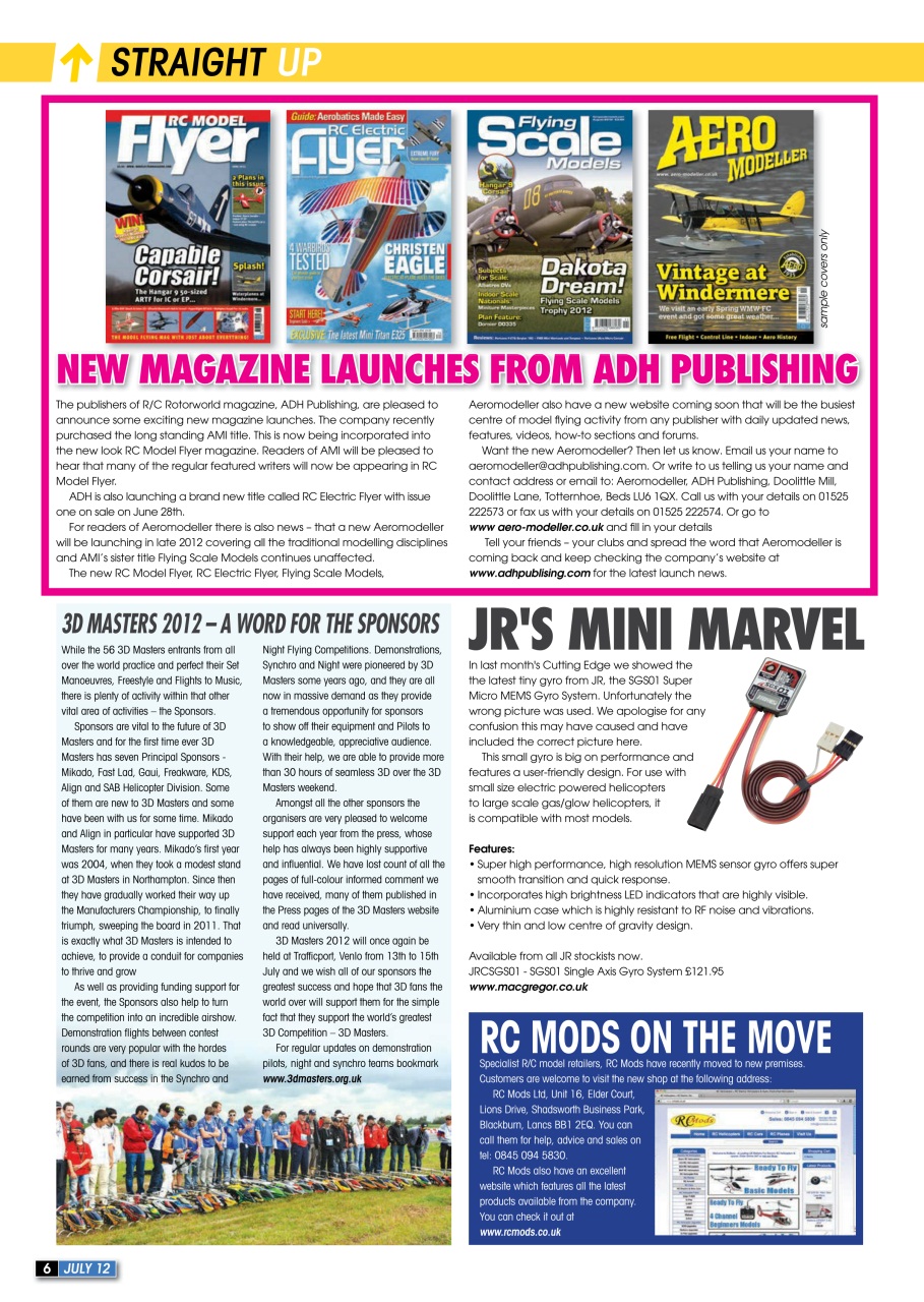 Radio Control Rotor World Preview Pages