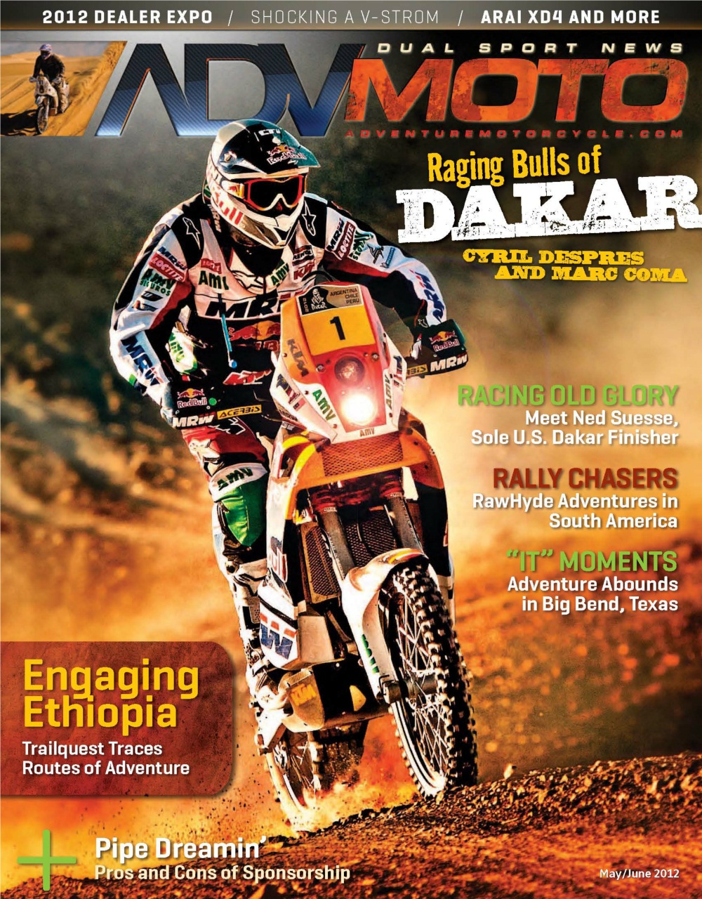 Adventure Motorcycle Preview Pages