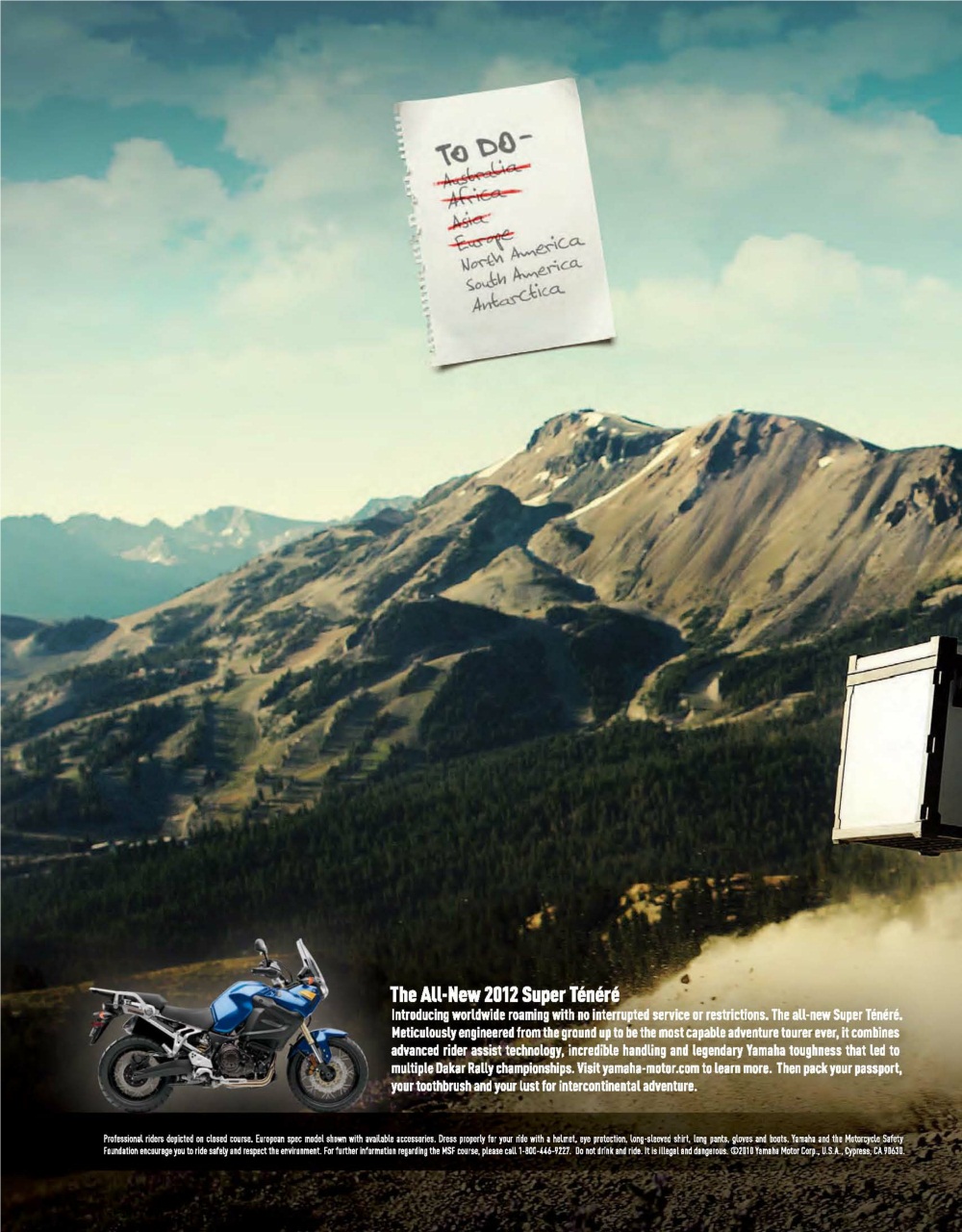 Adventure Motorcycle Preview Pages