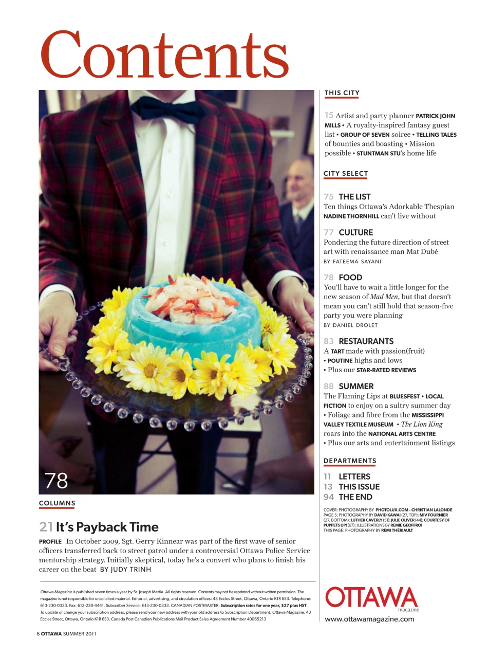 Ottawa Magazine Preview Pages