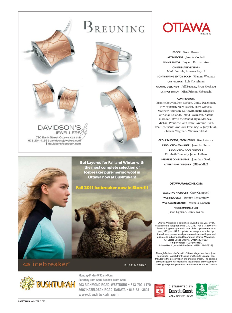 Ottawa Magazine Preview Pages