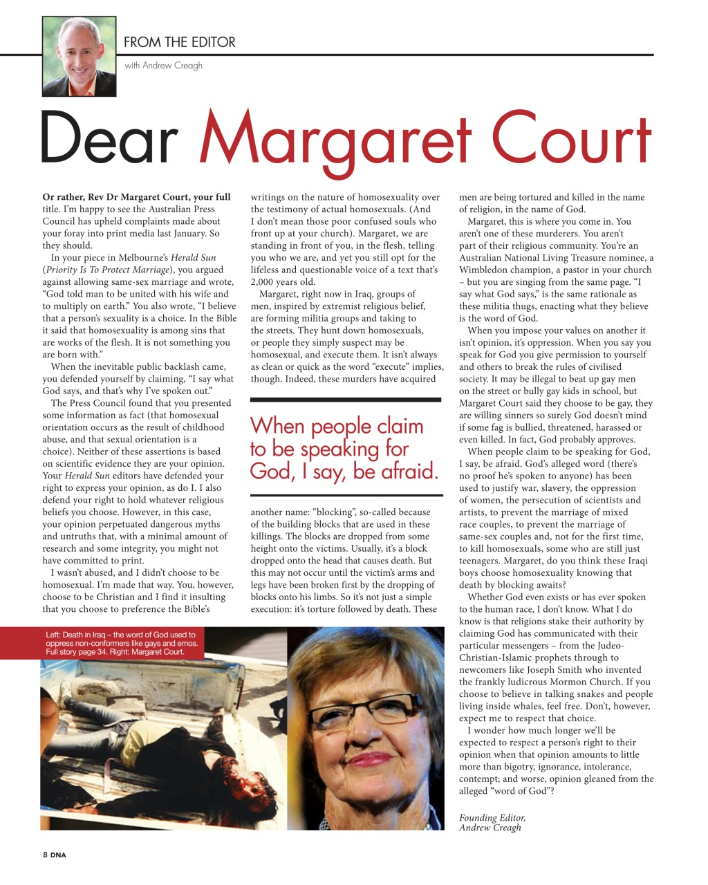 DNA Magazine Preview Pages