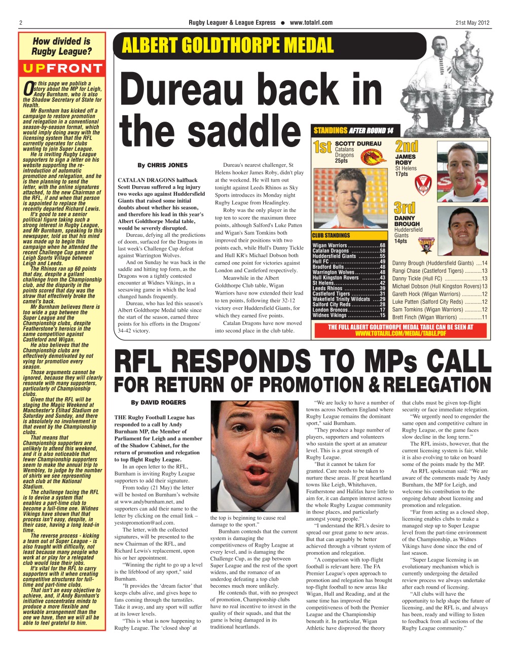 League Express Preview Pages