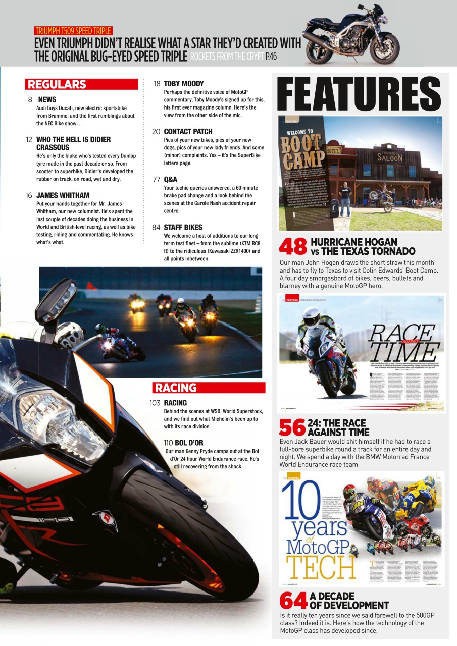 Superbike Magazine Preview Pages
