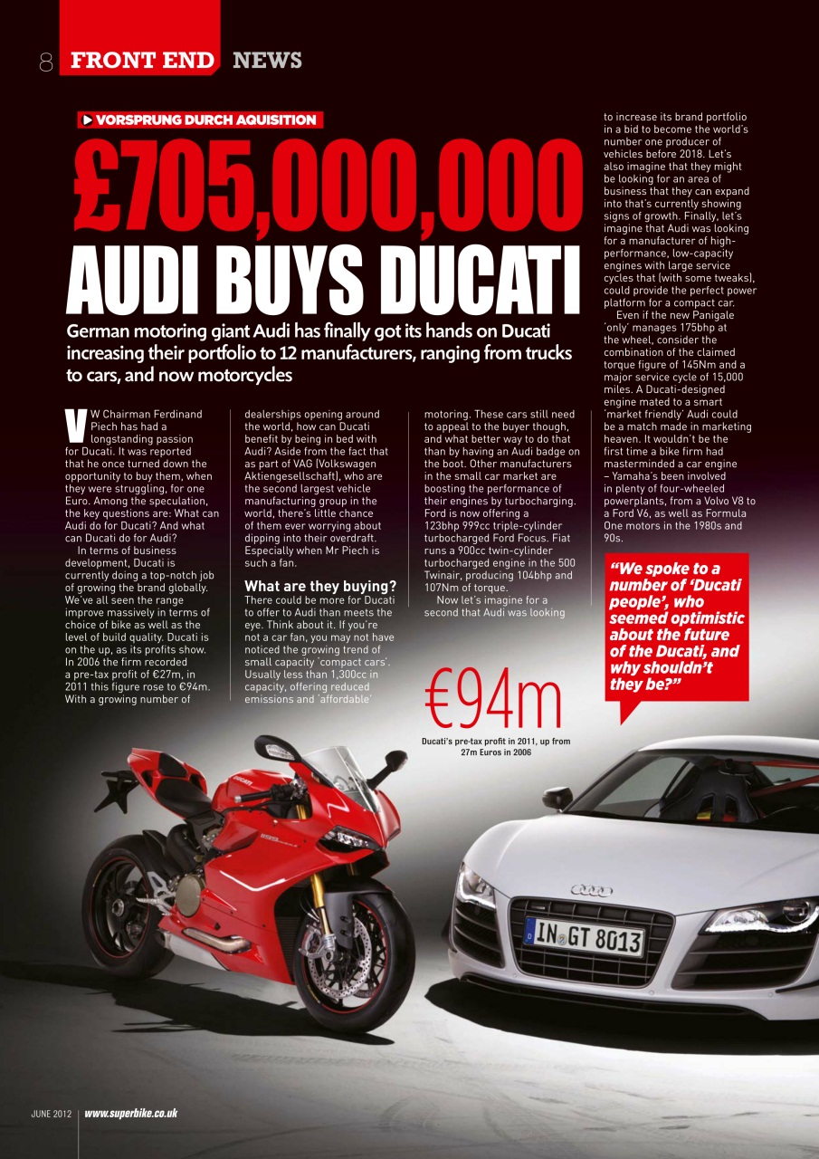 Superbike Magazine Preview Pages
