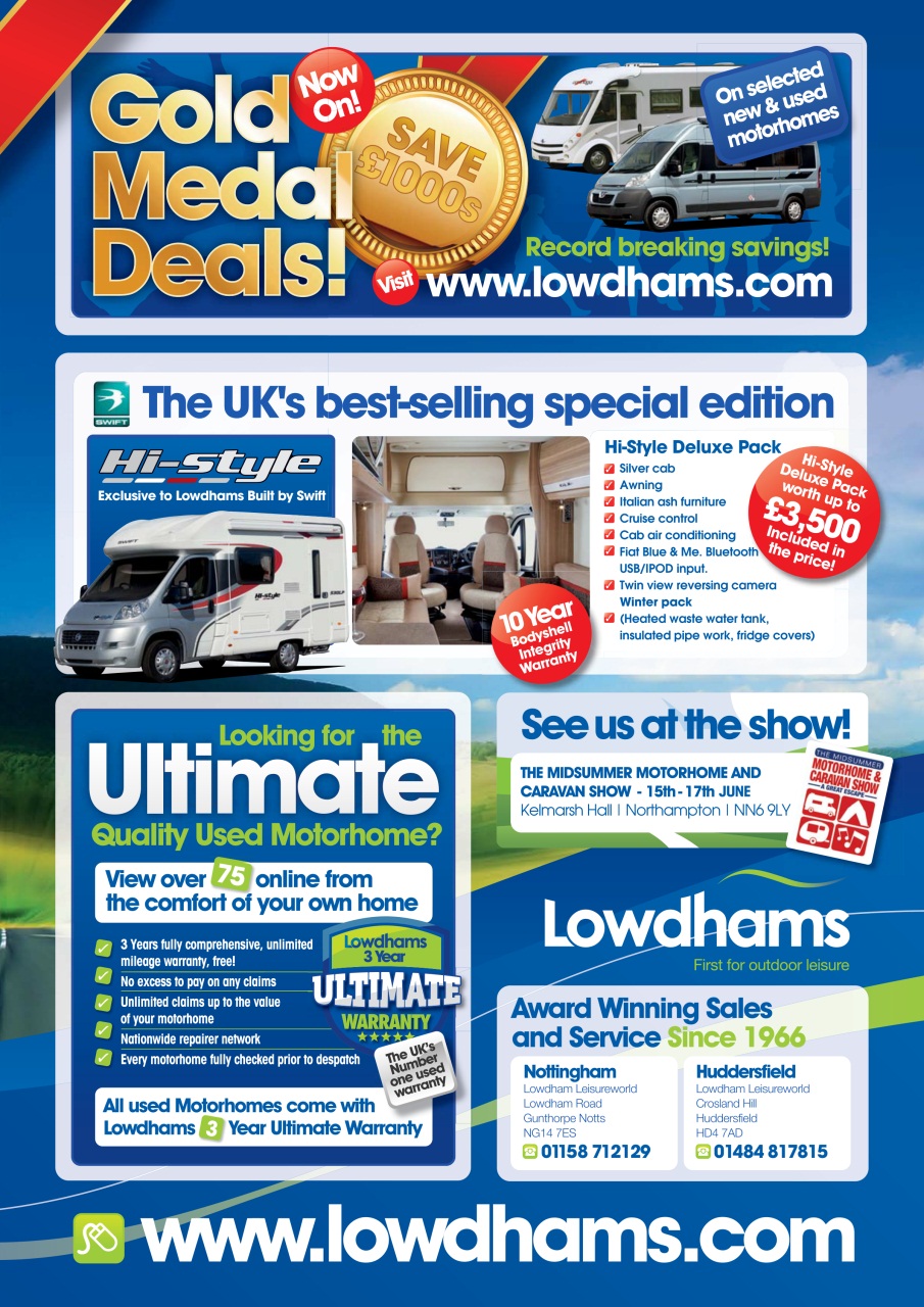 What Motorhome magazine Preview Pages