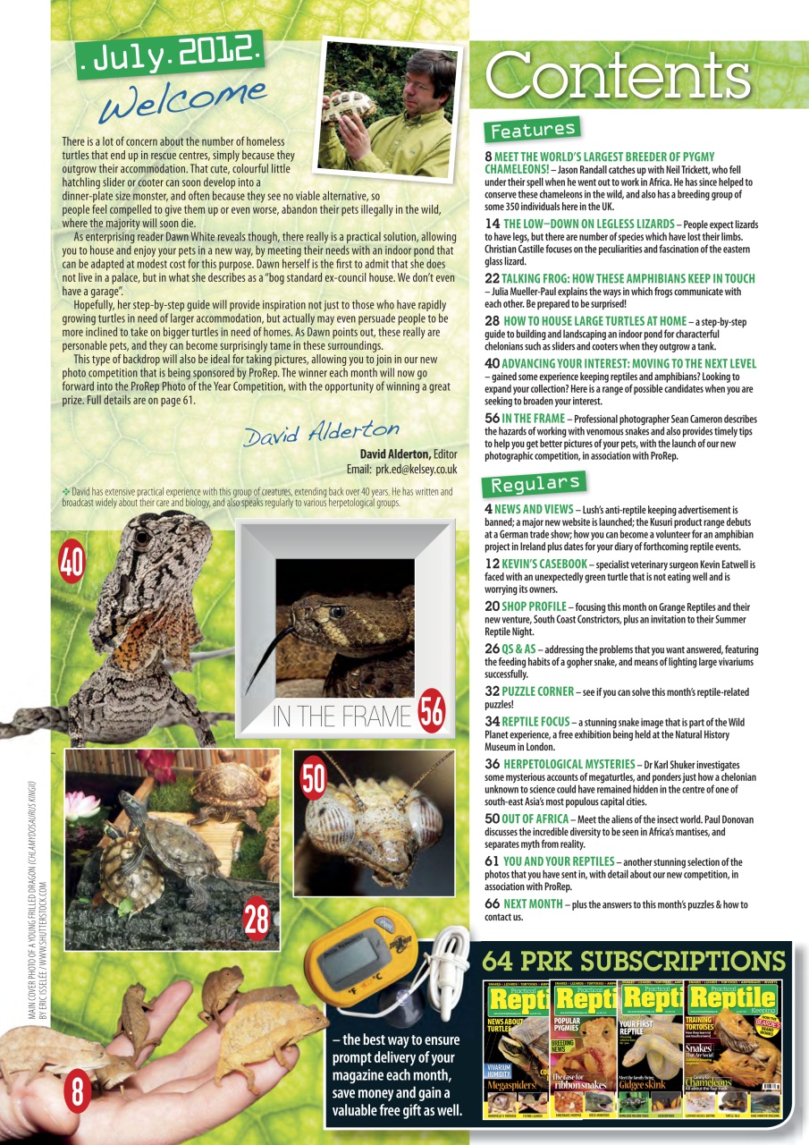 Practical Reptile Keeping Preview Pages