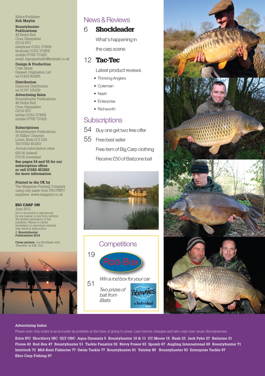 Big Carp Magazine Preview Pages