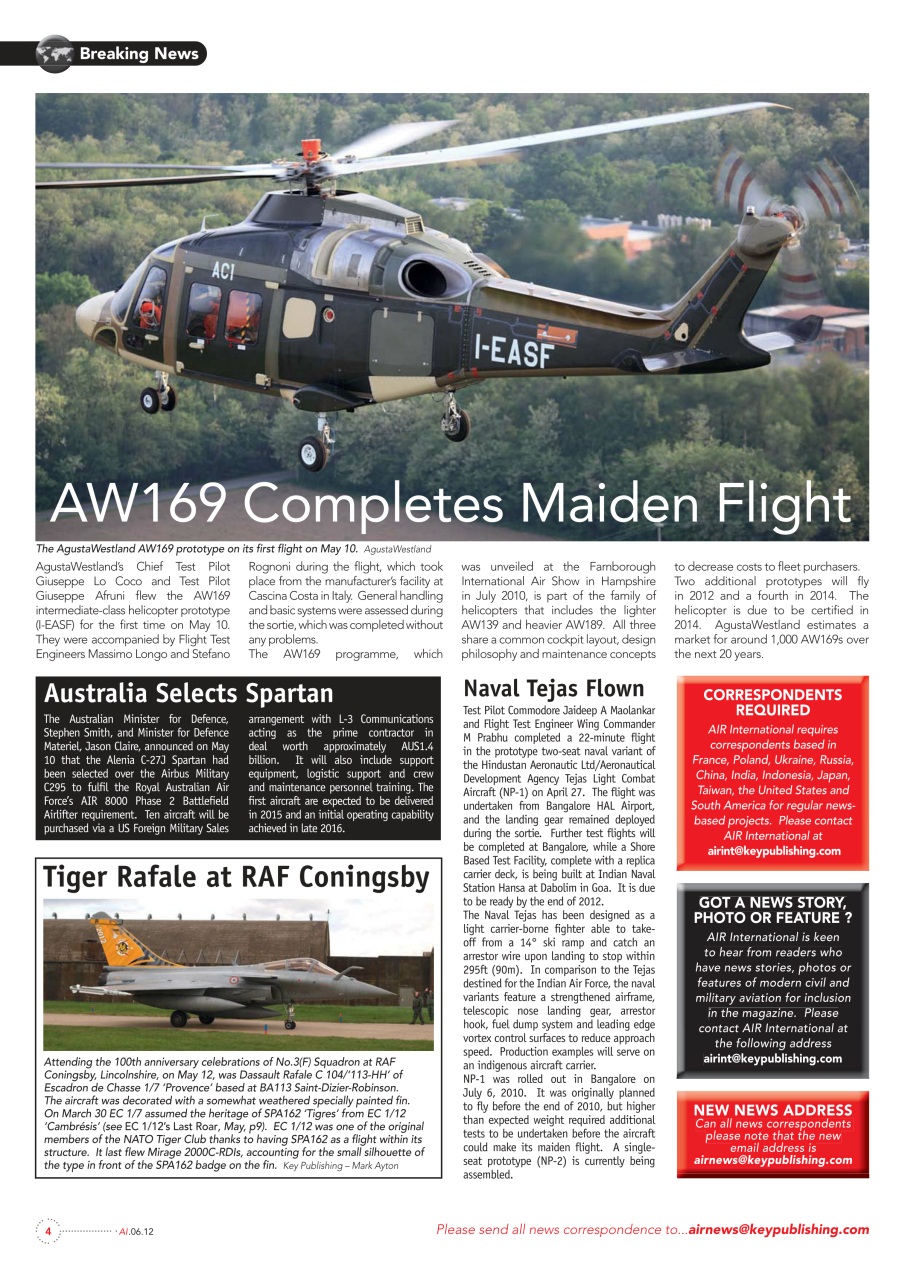 AIR International Preview Pages