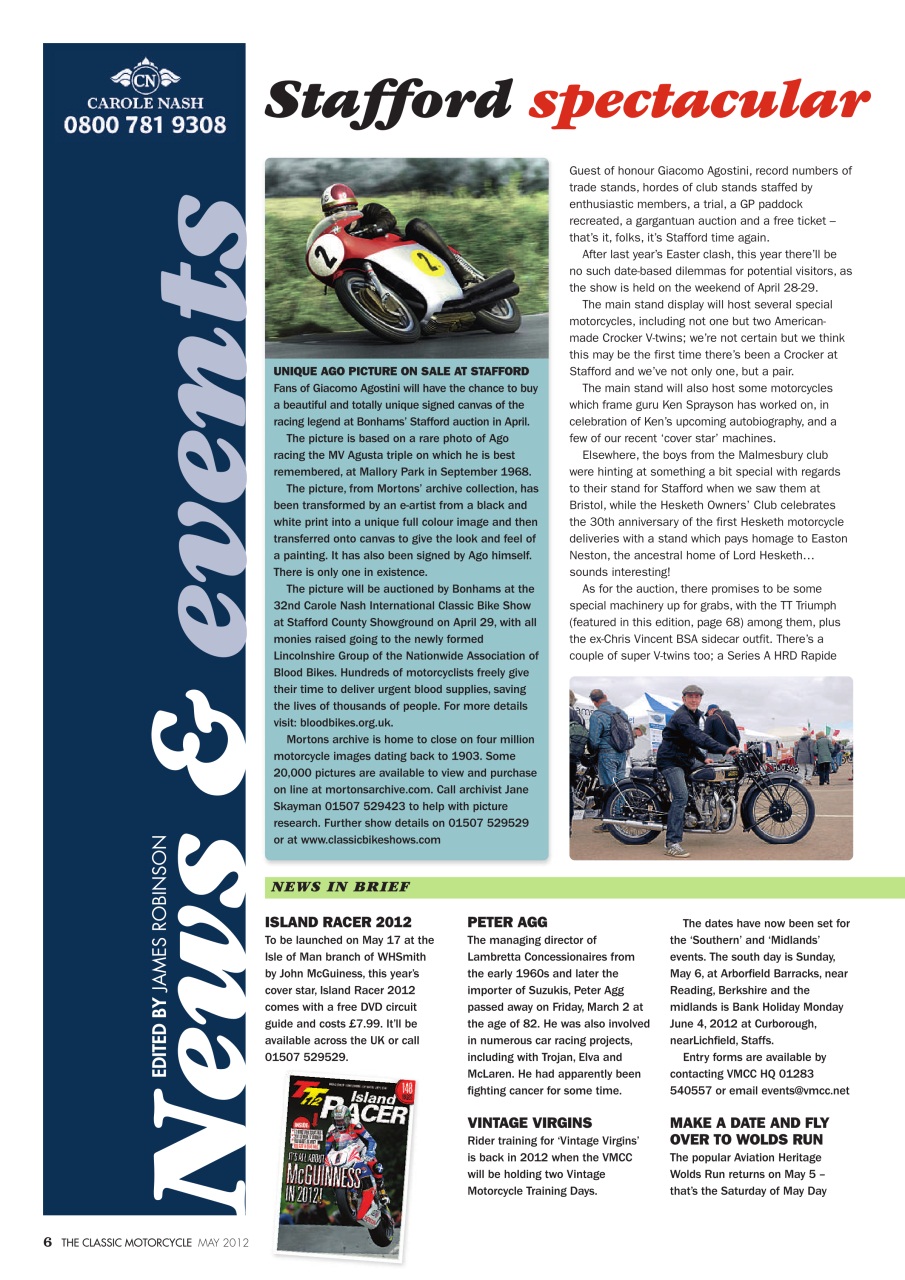 The Classic MotorCycle Preview Pages