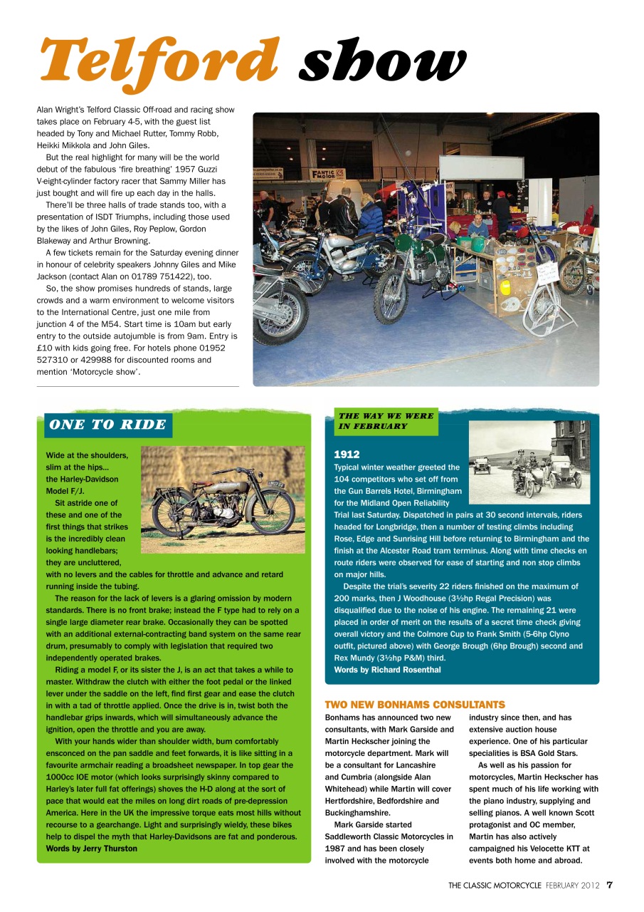 The Classic MotorCycle Preview Pages