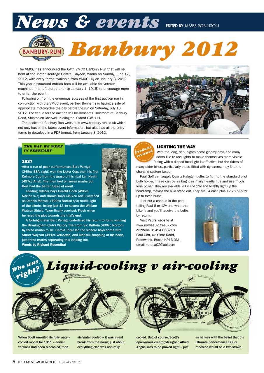 The Classic MotorCycle Preview Pages