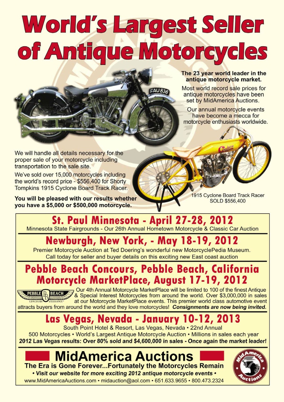 The Classic MotorCycle Preview Pages