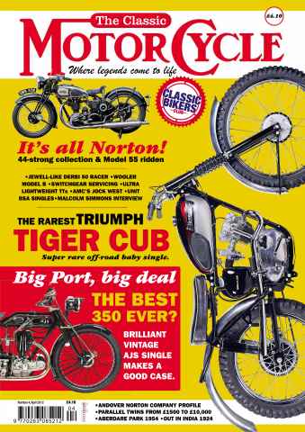 The Classic MotorCycle issue April 2012