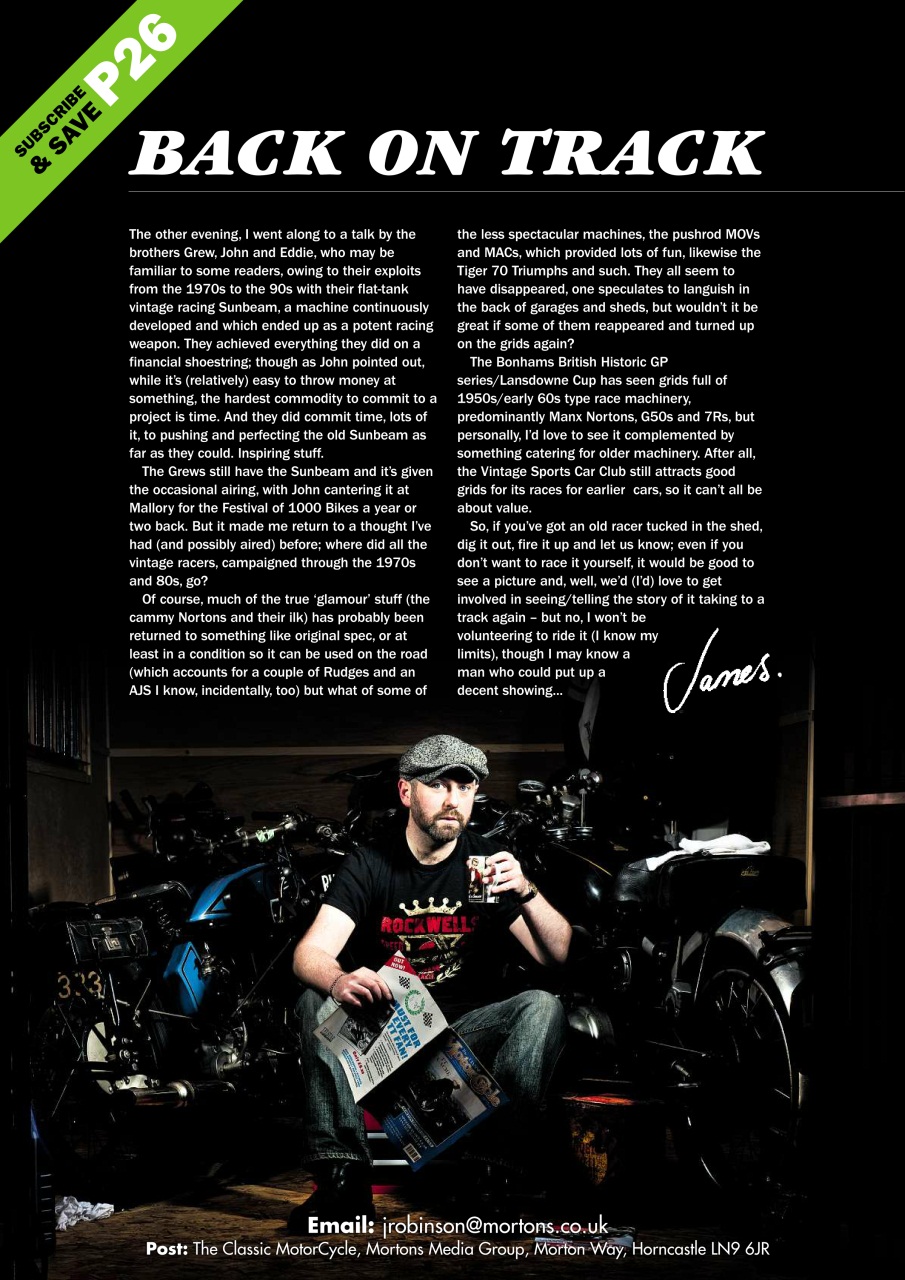 The Classic MotorCycle Preview Pages