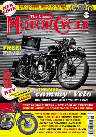 The Classic MotorCycle issue August 2011