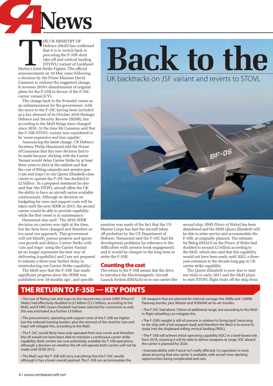 Combat Aircraft Journal Preview Pages