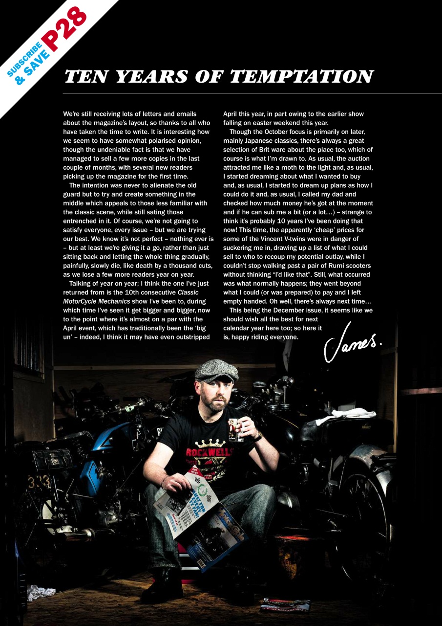 The Classic MotorCycle Preview Pages