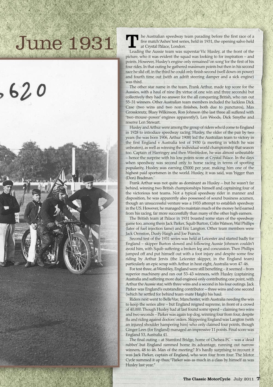 The Classic MotorCycle Preview Pages